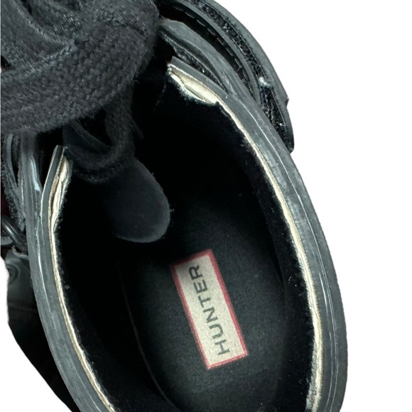 HUNTER Nightfall Original Rubber Boots Size UK 6/ US 7.5-8 Marbled Black & White - Picture 7 of 9